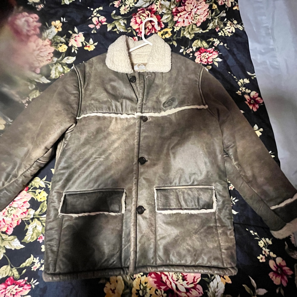 Quiksilver Shearling Bomber Jacket - image 1